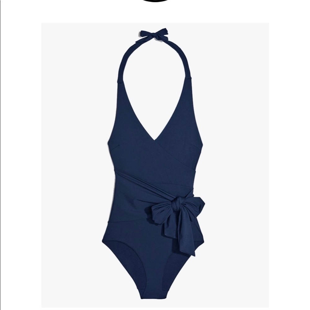 Onia Elena Navy one piece swimsuit